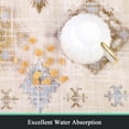 thumbnail image 6 of MeyJey 2'x8' Runner Rug for Hallways, Non Slip Entryway Mat with Rubber Backing Washable Oriental Vintage Rug for Entryway Kitchen Bedroom Laundry, Beige/Brown, 6 of 12