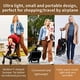 thumbnail image 2 of Lightweight Travel Stroller - Compact Umbrella Stroller for Airplane, One-Hand Folding Baby Stroller, Newborn Infant Stroller w/Adjustable Backrest/Footrest/Canopy/T-Shaped Bumper (red), 2 of 5