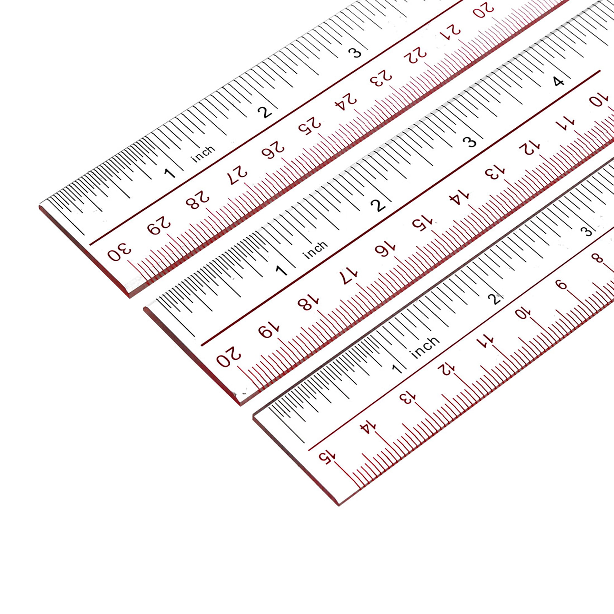 FIS Plastic Ruler  Measuring Tools for Students Engineer Home