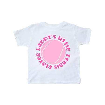 

Inktastic Daddys Little Tennis Player Baby Girl Gift Toddler Toddler Girl T-Shirt