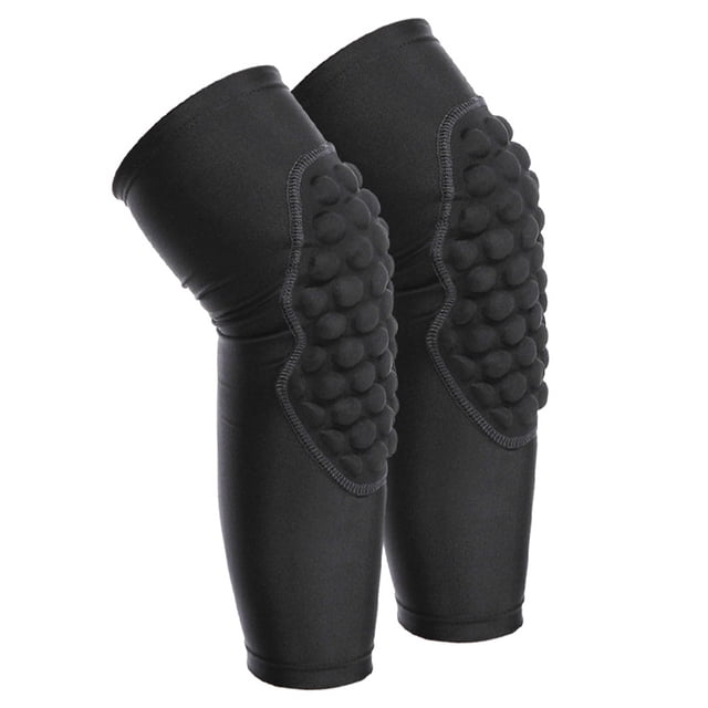 Rodilleras de baloncesto Jadeshay para niños Nylon 2 piezas negro