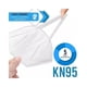 thumbnail image 2 of Paquete de 100 Cubrebocas Hanylish KN95 Color Blanco hanylish Paquete de 100 Cubrebocas KN95 Blanco, 2 of 4