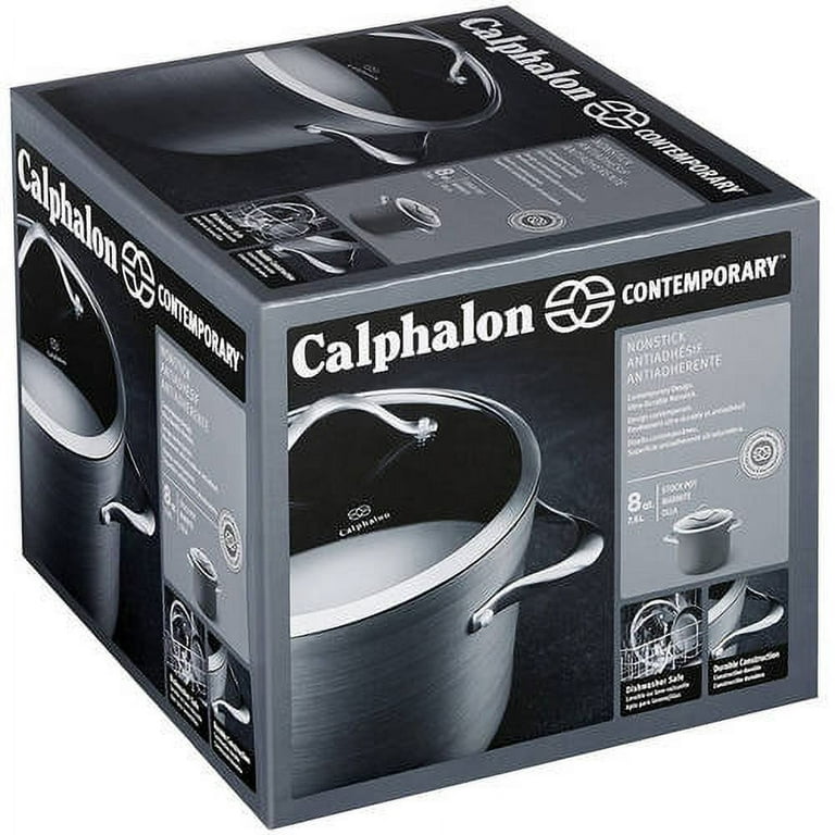 Calphalon Contemporary Nonstick 8-Quart Stock Pot & Lid