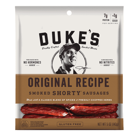(Pack of 3) Duke's Original Shorty Smoked Sausages, 5 Oz.