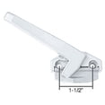thumbnail image 2 of CRL DS325W White Left Hand Cam Handle with 1-1/2" Screw Holes, 2 of 3