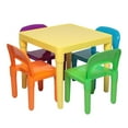 Ktaxon Kids Table And Chairs Play Set For Toddler Child Toy Activity