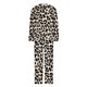 thumbnail image 5 of Puntoco Conjunto de pijama y pantalones de manga larga con cuello redondo y estampado para mujer con bolsillos Puntoco Puntoco-4694, 5 of 5