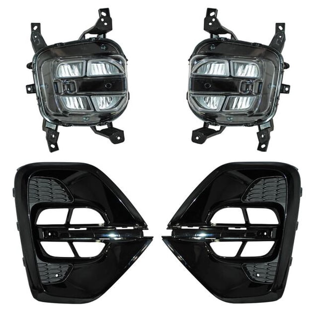 Par de Faros Niebla Generica Sportage 2019 A 2020 S/Mold C/Parrilla