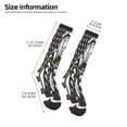 thumbnail image 2 of Yiaed American Tractor Print Great elasticity Adult Stockings Sports socks for Men and Women, 2 of 6