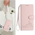 thumbnail image 3 of Flip case for GANGXUN Oukitel C57 PRO Wallet Case with Kickstand, Card Slots, RFID Block, Cat Design, 3 of 5