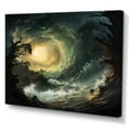 thumbnail image 2 of Designart "Whirlwind Fury Green Storm I" Landscapes Canvas Wall Art, 2 of 5