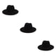 thumbnail image 2 of Minnieouse Sombrero grande de invierno, vestido de Color a la moda, gorras elegantes, lana cálida, mujeres, hombres, vaquero, niños, boda, Type3 NO3, 2 of 6