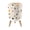 Color 3, variant on Small Trash Can with Lid Mid Century Vintage 1950s Modern Retro Geometric Lattice 1.8 Gallon Dog Proof Trash Can Round Garbage Can Waste Bin Wastebasket for Bathroom Bedroom Living Room