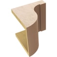 thumbnail image 6 of 9"W x 9"D x 9"H Wide Del Monte Rough Cedar Woodgrain TimberThane Corbel, Primed Tan, 6 of 6
