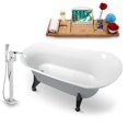 thumbnail image 2 of Tub, Faucet and Tray Set Streamline 70" Clawfoot NH1101GLD-100, 2 of 4