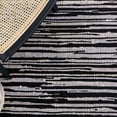 thumbnail image 6 of SAFAVIEH Rag Fergal Striped Cotton Area Rug, Black/Multi, 4' x 6', 6 of 11
