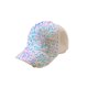 thumbnail image 1 of Sombreros de Sol Mujeres Gorra de Béisbol de Lentejuelas Espumantes, Gorra de Malla Ajustable, Sombrero de Sol Transpirable, Gorra de Béisbol de Viaje Y Gorra Puntiaguda Adecuada para Sombreros de Fie, 1 of 6