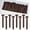 Federal Brown, variant on 30Pcs 3 Inch Vinyl Shutter Fasteners, Window Shutter Panel Pegs Shutter Screws Lok Pins Plastic Shutter Spike Anchors for Installing Decorative Exterior Wood Aluminum Vinyl Shutter (Federal Brown)