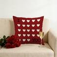 thumbnail image 5 of Specollect 2 Pcs Valentines Day Pillow Cover, Soft Linen Decorative Cushion for Sofa Living Room Bedroom, Pressure Relief, 5 of 8