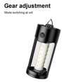 thumbnail image 4 of Inteprter Lámpara IPX45 impermeable ajustable al aire libre portátil colgante tienda luz ciclismo advertir iluminación suave linterna con Iluminación y accesorios 3 pilas AAA, 4 of 6