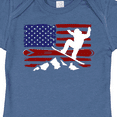 thumbnail image 4 of Inktastic Snowboarding Us Flag Boys or Girls Baby Bodysuit, 4 of 5