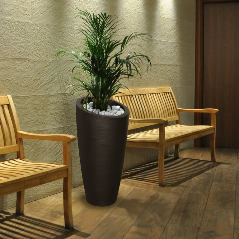 Modesto 32in Tall Planter - Espresso Modesto 32in Tall Planter - Espresso