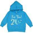 thumbnail image 2 of Inktastic 2nd Birthday Mermaid Party Toddler Hoodie, 2 of 4