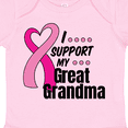 thumbnail image 4 of Inktastic Breast Cancer Awareness I Support My Great Grandma Boys or Girls Baby Bodysuit, 4 of 5