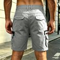thumbnail image 7 of ZHOGXU Mens Shorts Versatile Loose Fit Zipper Breathable With Pocket Comfortable Everyday Wear, 7 of 7