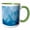 Green/White, variant on 3drose, Iceberg in Fjord with Melt Structure. Greenland, Danish Territory. 2, 11oz Two-tone Green Mug