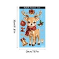 thumbnail image 3 of Christmas Window Clings Stickers for Glass Window Car Decor, Xmas Santa Claus Snowman Snowflake Reindeer Xmas Tree Decals Decorations for Party, Reusable, 3 of 5