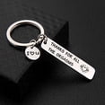 thumbnail image 3 of FcBaudy Keychains for Women,Wallet Keychain,Car Keychain,Cute Keychain Couple Keychain Letter Stainless Steel Keychain Gift Fashion Decorations, 3 of 9