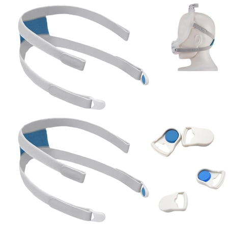 2Pcs Replacement Headgear Straps for F30i with Clips, Soft and Comfortable Headband