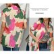 thumbnail image 5 of Camisas De Mujer Camiseta con botones de verano Blusa con estampado europeo para mujer Ropa femenina (Gris M) Cgtredaw para Mujer Gris T L, 5 of 6