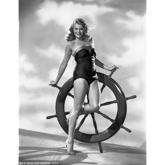 Rita Hayworth in Swimming Suit Photo Print (8 x 10)
