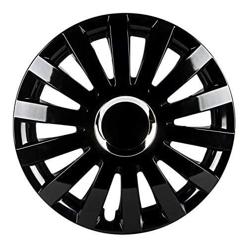 Pilot Automotive 15" Performance E Wheel Covers Universal Hubcaps Black