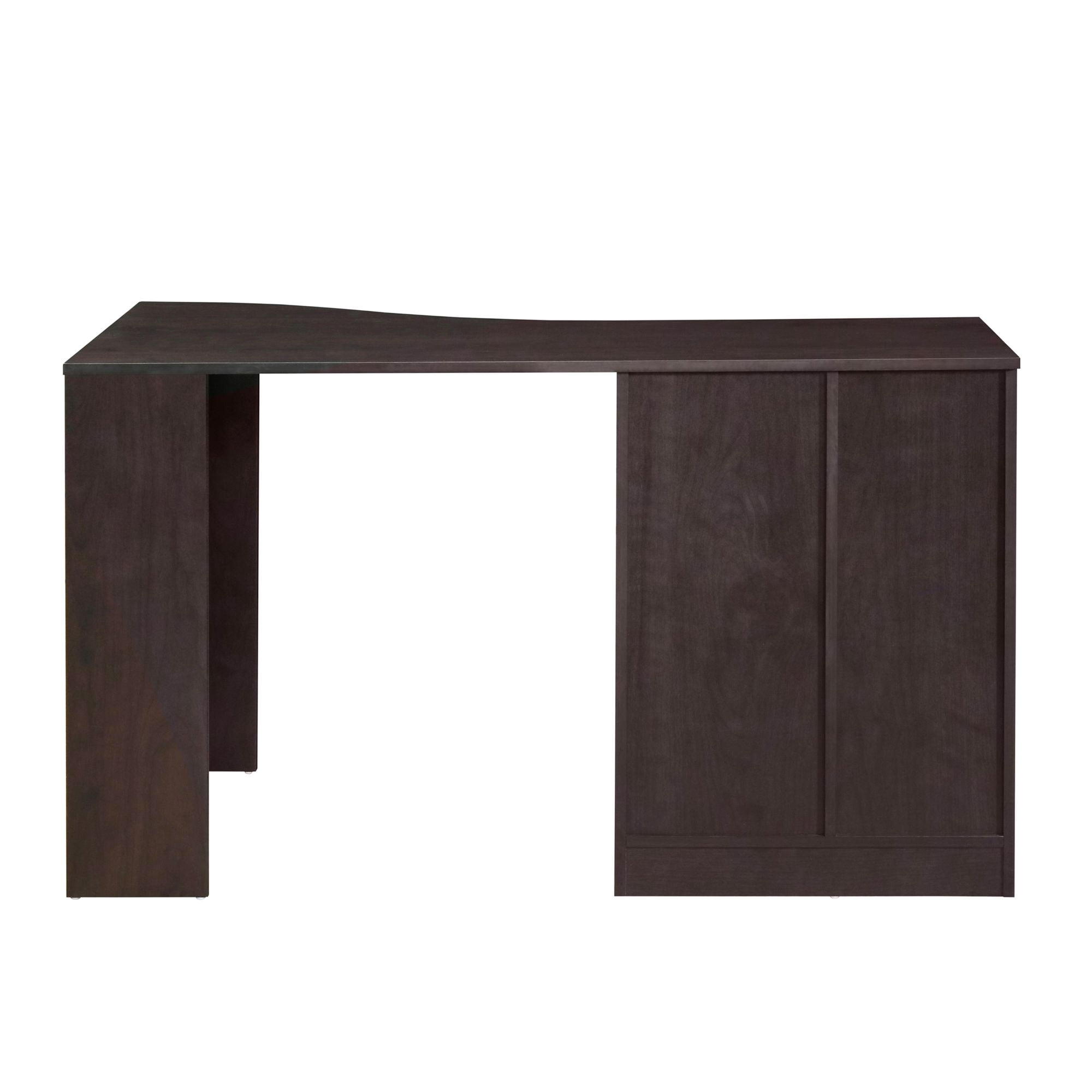 Techni Office Solutions 51.25" Brown Espresso Unique Techni Mobili Classic Office Desk with Storage