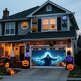 thumbnail image 3 of Halloween Garage Door Cover 16x7 FT - Spooky Outdoor Scary Decor Banner for Home, Yard, Party Wall, Window Indoor Holiday Decoration, 3 of 4