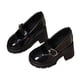 thumbnail image 1 of Zapatos de tacón alto a escala 1/4, coordinación de moda, hechos a mano en cuero PU. negro, 1 of 9