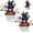 Black-2pcs, variant on Animated Seesaw Ghost LED Night Light, Plug-in 3D Glowing Lamp with Spooky Tree & Pumpkin Design, Cute Halloween Decor, Ideal Indoor Ornament for Bedroom, Bathroom, Hallway (Black-1pcs)