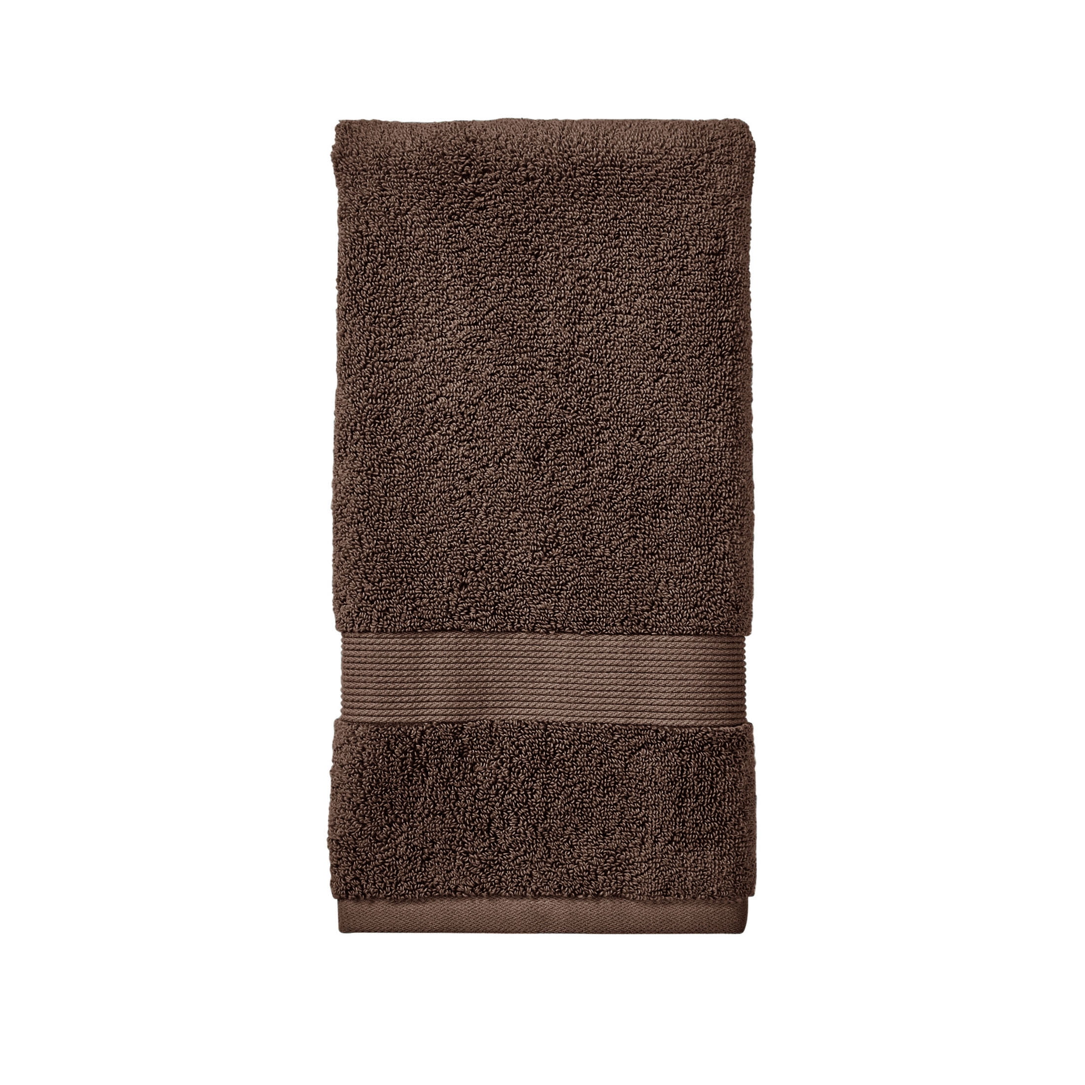 Better Homes & Gardens Signature Soft Solid Cotton 6 Piece Towel Set,Brown Basket