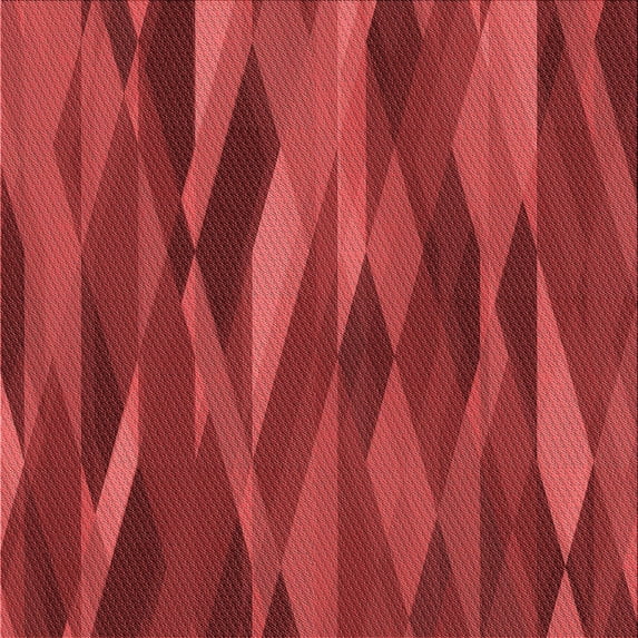 Ahgly Company Indoor Square Patterned Tomato Sauce Red Area Rugs, 4' Square