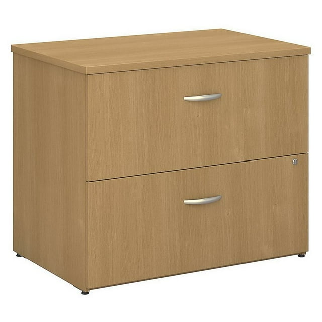 Series C 2 Drawer Lateral File Cabinet in Light Oak - Engineered Wood