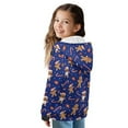 thumbnail image 5 of Xoenoiee Christmas Cookies Candy Print Zip Up Hoodies for Teen Girls Boys Long Sleeve Hooded Sweatshirt with Pocket Long Sleeve Jacket Coat Tunic Tops Comfy Jumper Outwear, 14-16 Years, 5 of 7