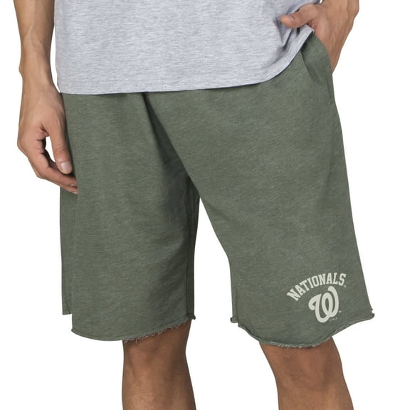 Men's Concepts Sport Green Washington Nationals Mainstream Tri-Blend Shorts