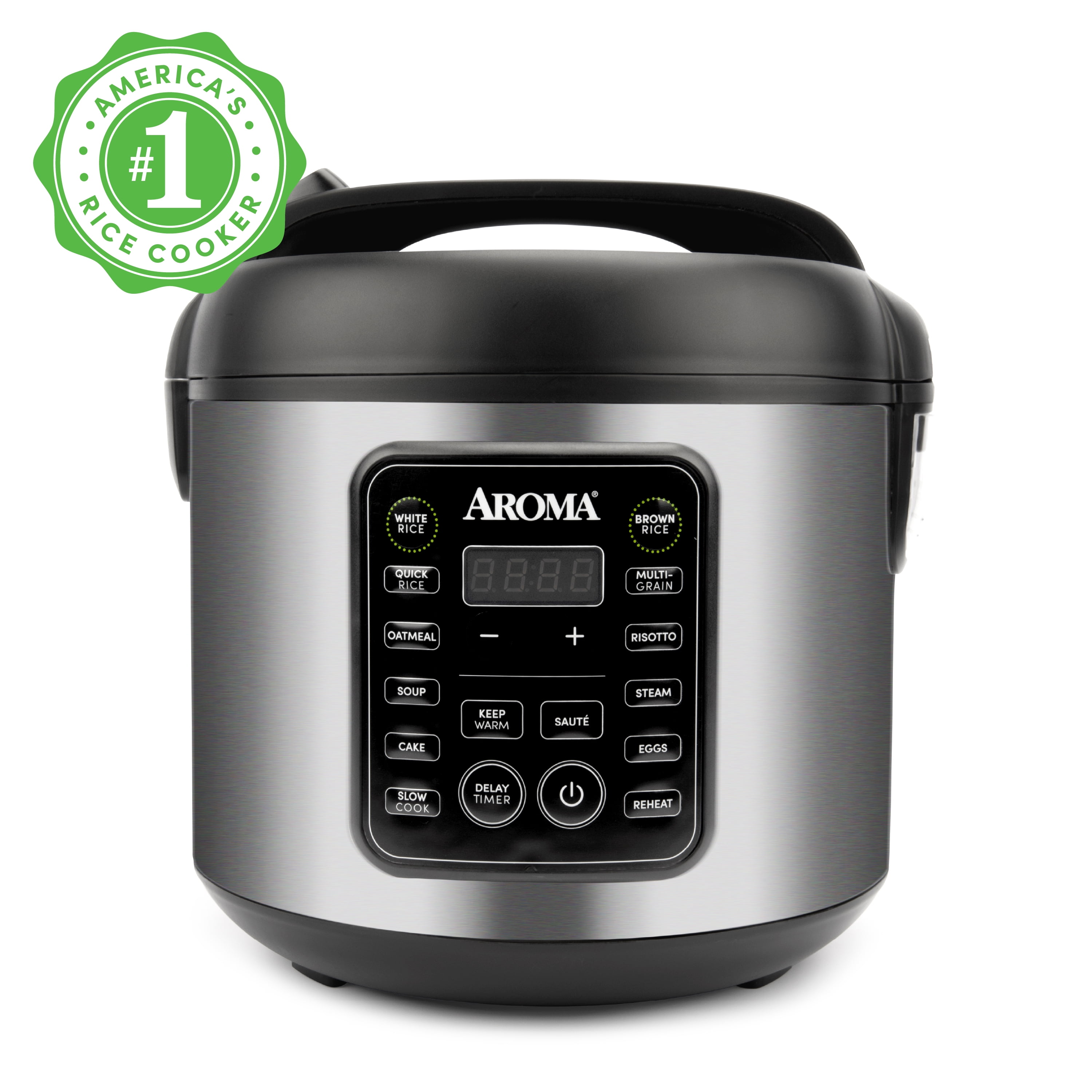 10 cup uncooked Digital Rice Cooker Aroma Housewares 20 Cup Cooked Slow... 