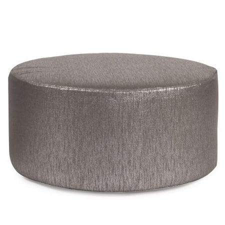 Round Ottoman Covers Howard Elliott C132-236 Replacement Cover for Universal Round Ottoman, 36-Inch, Glam Zinc ()