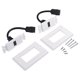 thumbnail image 4 of Paquete de 2 placas de pared compatibles con HDMI de 1 puerto en blanco (4k Uhd) Afortunado Sencillez, 4 of 5