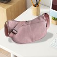 thumbnail image 5 of Bolso bandolera de franela para mujer Bolso bandolera de hombro casual lavable Regalo navideño portátil 30 cm x 20 cm Negro, 5 of 5