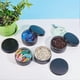thumbnail image 3 of 10Packs Empty Jars 80Ml Black Round Aluminum Tin Cans Screw Top Metal Steel Tins Lip Balm Tins Box C, 3 of 5